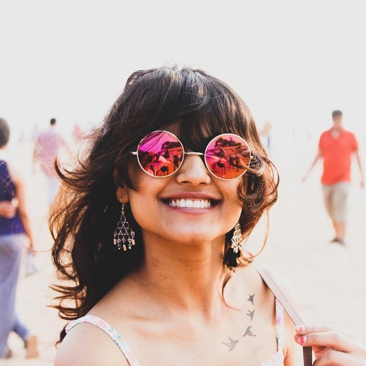 Portrait of Mina Kapoor, group coordinator and fusion cooking expert